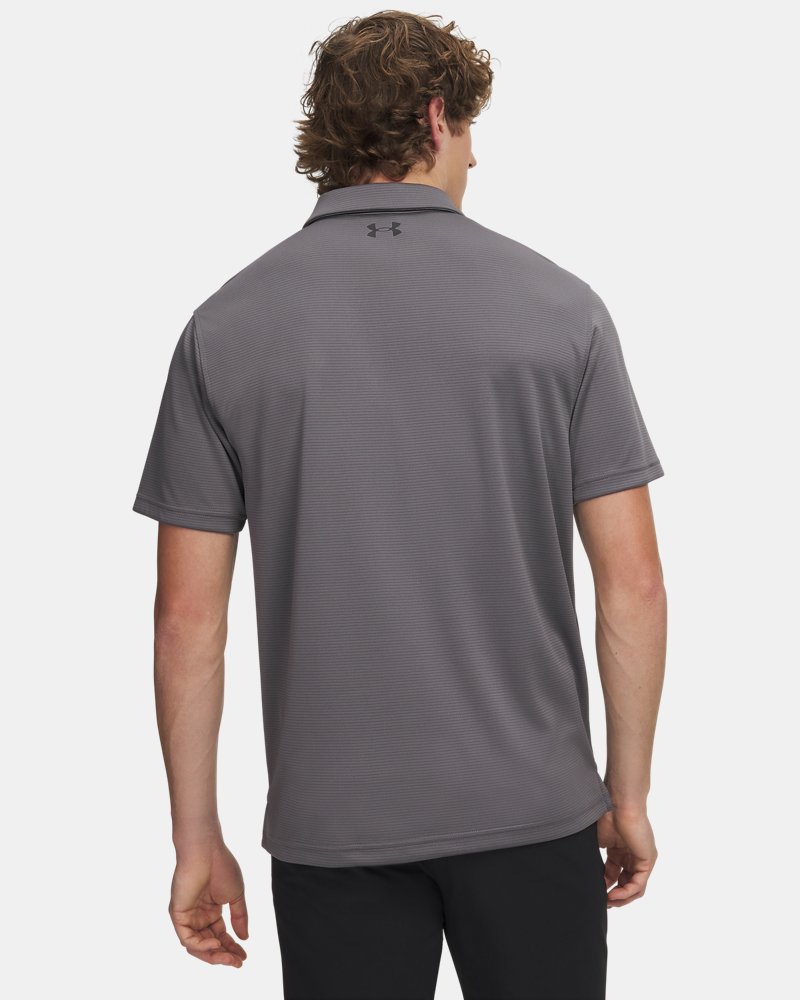 UNDER ARMOUR Tech Polo - Graphite/Black/Black