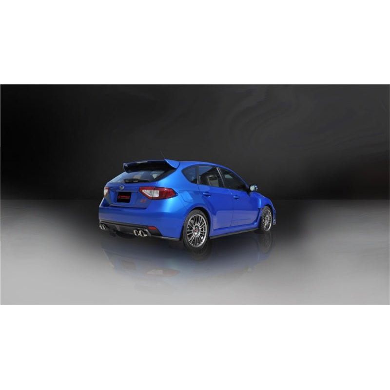 Corsa 08-13 Subaru Impreza Hatchback STI 2.5L Turbo Manual Polished Sport Cat-Back Exhaust