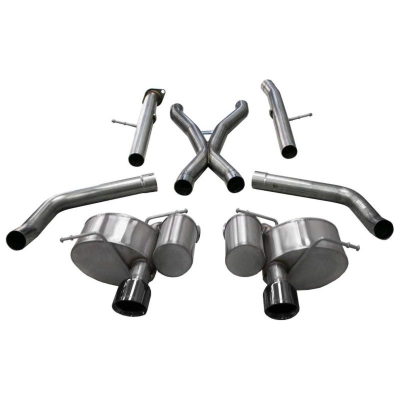 Corsa 12-20 Jeep Grand Cherokee SRT 2.75in Dual Rear Xtreme Cat-Back Exhaust - Black PVD Tip Finish