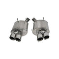 Corsa 13-13 Ford Mustang Shelby GT500 5.8L V8 Polished Sport Axle-Back Exhaust