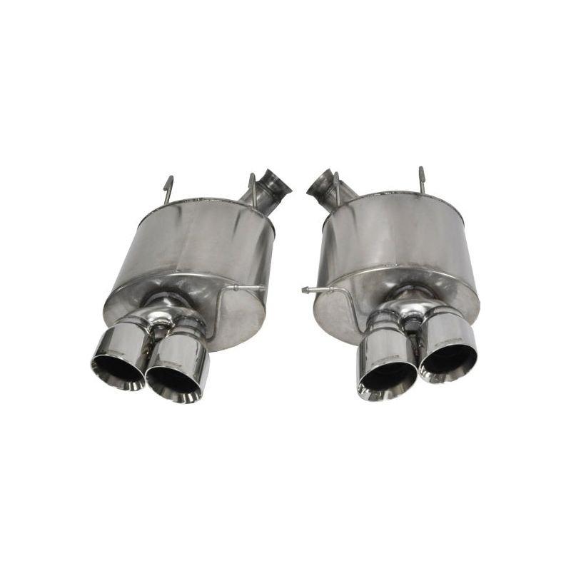 Corsa 13-13 Ford Mustang Shelby GT500 5.8L V8 Polished Sport Axle-Back Exhaust