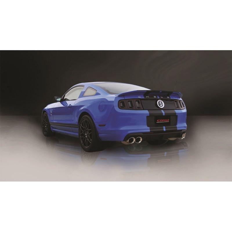 Corsa 13-13 Ford Mustang Shelby GT500 5.8L V8 Polished Sport Axle-Back Exhaust