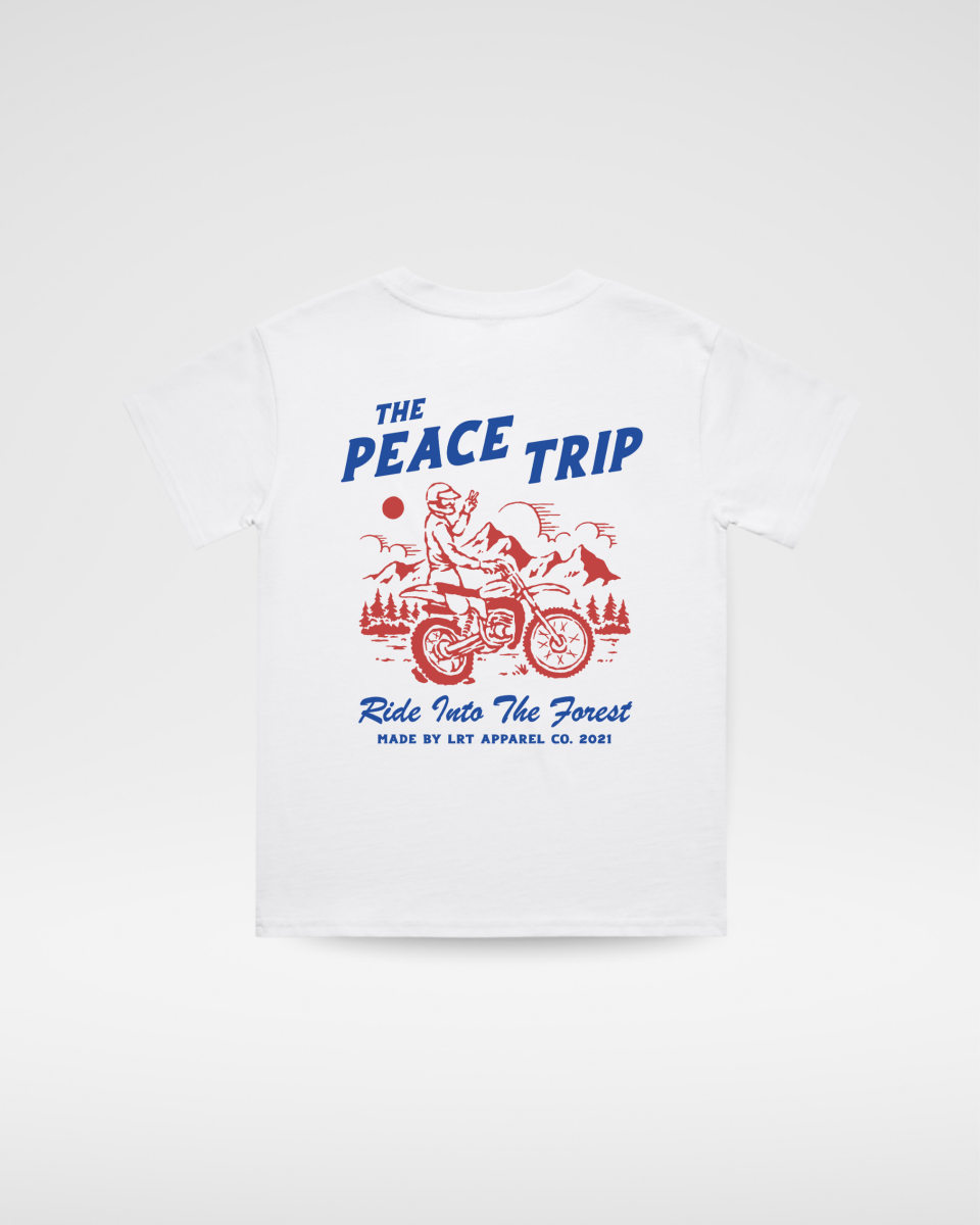 THE PEACE TRIP TEE - WHITE