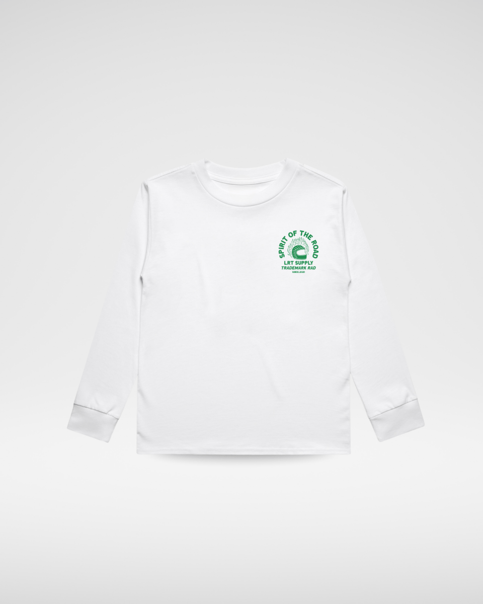 THE SPIRIT RIDER LONG SLEEVE TEE - WHITE