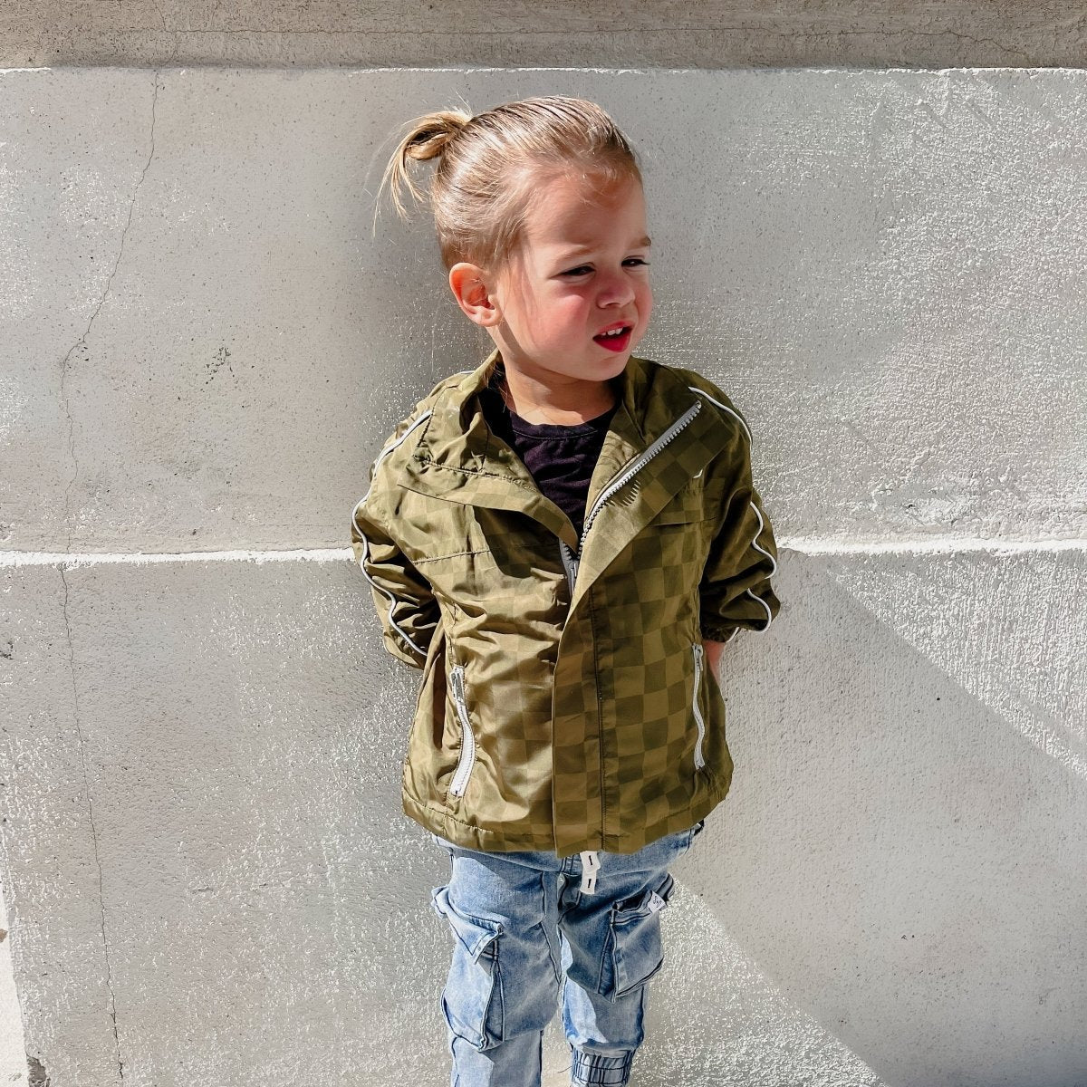 THE STORM RIDER WATERPROOF JACKET - ARMY GREEN