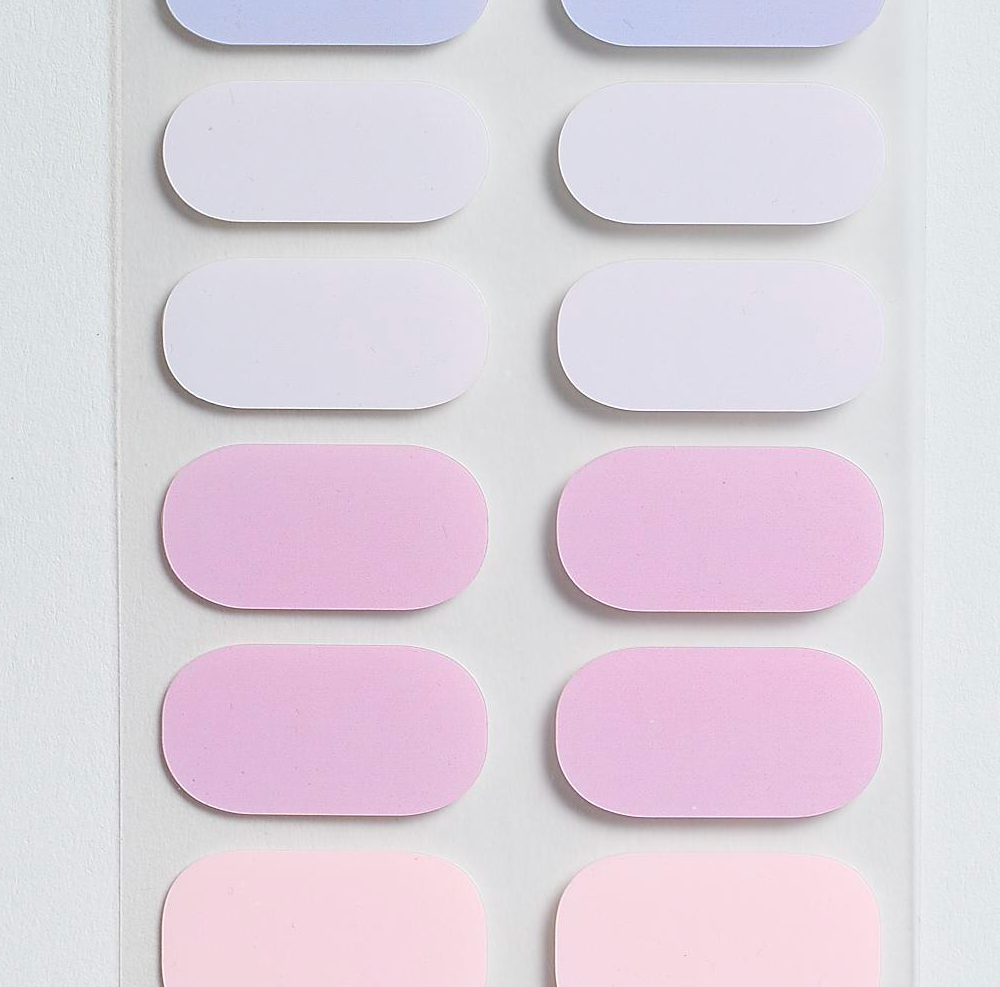 Pastel Colors Gel Nails